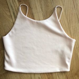 Baby Pink Zara Crop Top